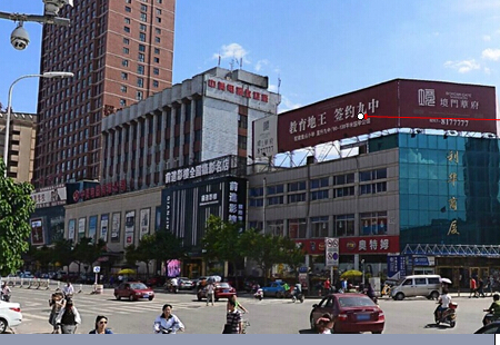 河北张家口市 交通路网媒体   张家口市桥西区武城街北口  三面翻   编号：JSGG-ZJK-014