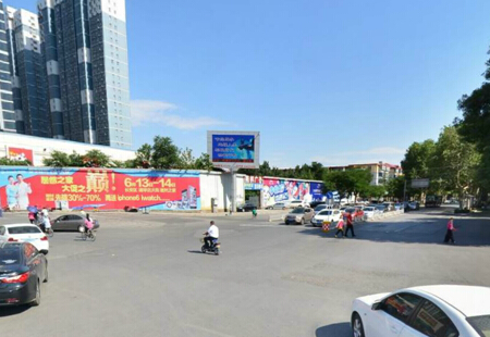 河北石家庄市交通路网媒体 石家庄中山路与建华大街交口 LED  编号：JSGG-SJZ-004