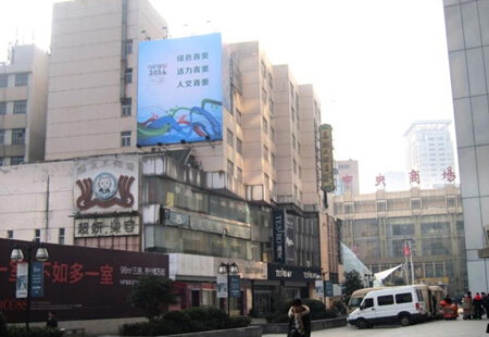 江苏南京市写字楼媒体新街口马钢大酒店北楼体大牌编号：GGLCM-NJ-030