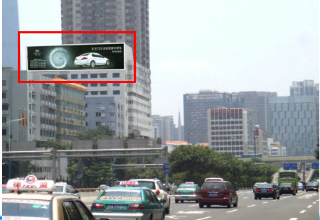 广东广州市商场媒体广州大道中918号天龙大酒店北面楼顶楼顶大牌编号:GZ-SQ60