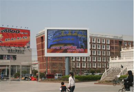 山东济宁市交通路网媒体济宁市政中心屏——文化广场立柱编号：HEM-JN-015