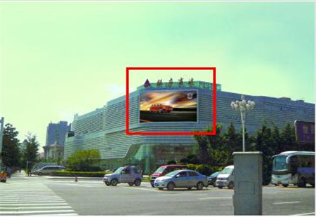 山东省威海市 写字楼媒体威海核心商圈——银座商城商城大屏 编号：HEM-WH-019