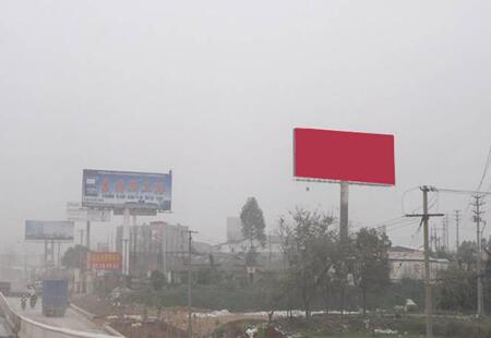 福建泉州市交通路网媒体媒体 泉厦高速水头与国道、环球家具门口 立柱 编号：HGTC-QZ-004