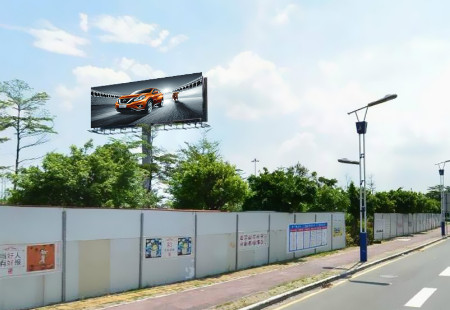 广东高速媒体 广东省广澳高速公路广珠北段石基互通 立柱 编号：MLGG-GZ-007