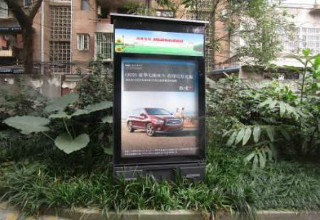 四川成都市  社区媒体  成都高端社区青羊区琴台路片区内   灯箱(三幅滚动)  编号：JDSX-CD-143