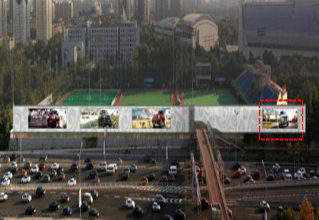 北京市  户外媒体  北四环安慧桥奥体中心墙面大牌D   墙面大牌  编号：ZMCM-BJ-001