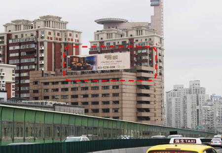 上海 写字楼媒体 中山西路世纪花园楼顶 楼顶大牌  编号：HYMT-SH-002