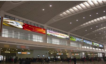 吉林吉林市火车媒体吉林站候车大厅右侧看板编号：BCCM-JL-001