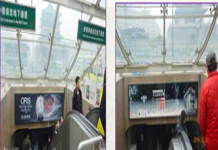 陕西省西安市地铁媒体地铁二号线盘道灯箱    DXGG-XA-014