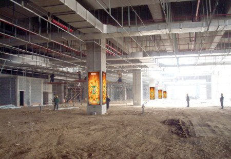 河北石家庄市机场媒体 正定机场一层迎客厅 灯箱 编号：1C-2BZ-08