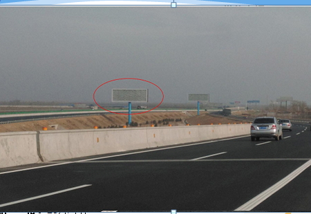 河北省高速媒体新京石k232+450高速 立柱编号：HSCM-HB-033