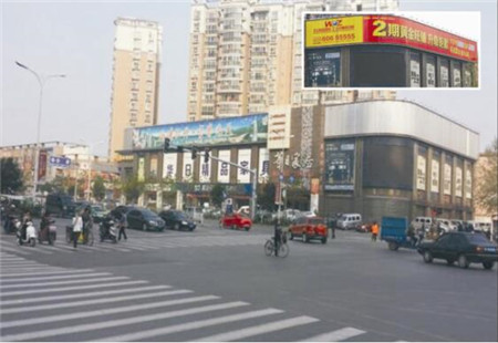 河南洛阳市交通路网媒体南昌路九都路口楼顶楼顶大牌编号：SXGG-LY-018