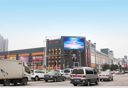 广东佛山市商场媒体新华艺装饰建材城LED编号：TYTL-FS-004