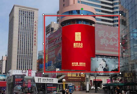 辽宁大连市商场媒体青泥洼桥-大商步行街苏宁电器楼体楼体大牌编号：SSWH-DL-001