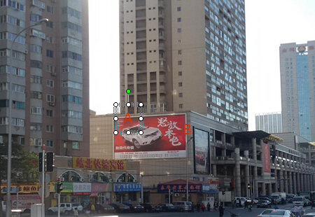 辽宁大连市商场媒体振富商城楼体大牌编号：SSWH-DL-009