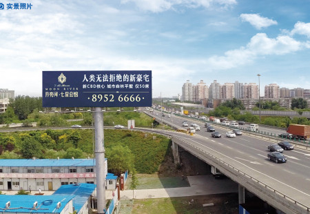 北京交通路网媒体东五环远通桥西北角立柱编号：BQHW-BJ-011