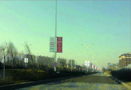 吉林长春市交通路网媒体腾飞大路(汽车广场至大众街)看板编号：YXWH-CC-029
