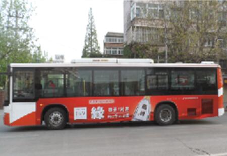 江苏徐州市公交媒体徐州C级公交车身编号：ZDGG-XZ-013
