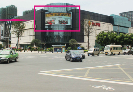 四川成都市商场媒体富森美家居LED编号：BRYJ-CD-053