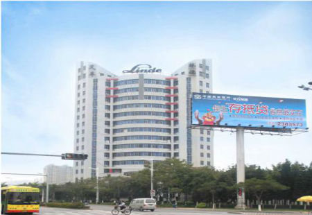 福建厦门市交通路网媒体金尚路与吕邻路口立柱编号:TGGG-XM-006