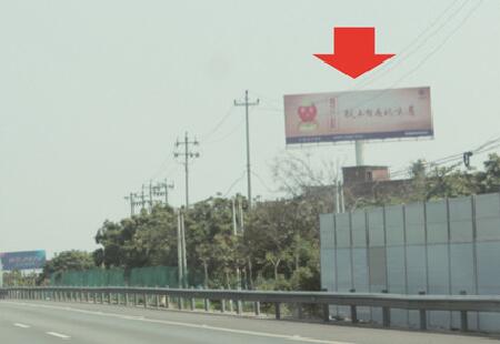 福建高速媒体福泉高速（338）2181K+950m-B道仙游段立柱编号:ZLGG-FJ-020