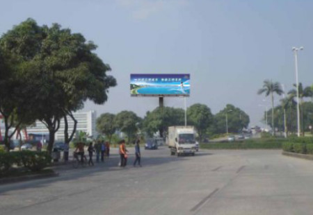 广东珠海市交通路网媒体珠海南屏大桥南立柱编号：FCGG-ZH-005