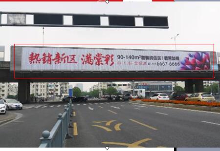 江苏苏州市交通路网媒体西环高架干将路口桥身多面翻编号:SMF-032