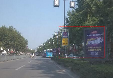 江苏苏州市交通路网媒体姑苏区十梓街灯箱编号:DX-005