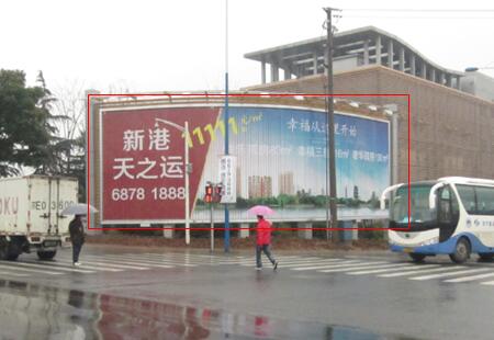 江苏苏州市交通路网媒体长江路邓蔚路口看板编号:SMF-021