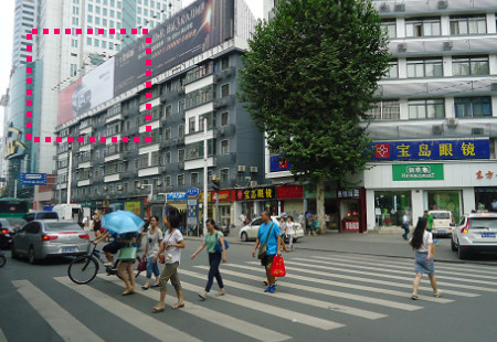 湖北武汉市写字楼媒体解放大道地质大楼楼顶楼顶大牌编号：XGE-WH-019