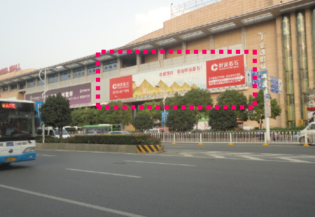 湖北武汉市商场媒体友谊大道销品茂墙面C三面翻编号：XGE-WH-061