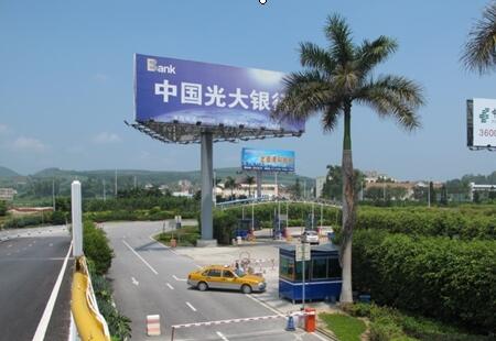 广西南宁市机场媒体南宁机场路立柱编号：H12