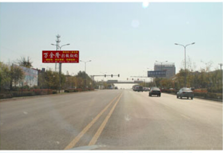 黑龙江哈尔滨市交通路网媒体哈平高速与朝阳道口交汇立柱编号：LTGG-HEB-0053