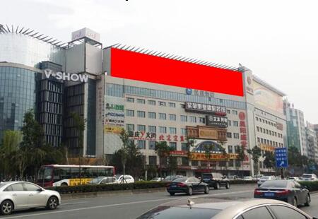 陕西西安市商场媒体晨阳盛世广场楼体大牌编号：SLCM-XA-003
