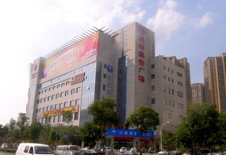 陕西西安市商场媒体晨阳盛世广场楼体大牌编号：SLCM-XA-005