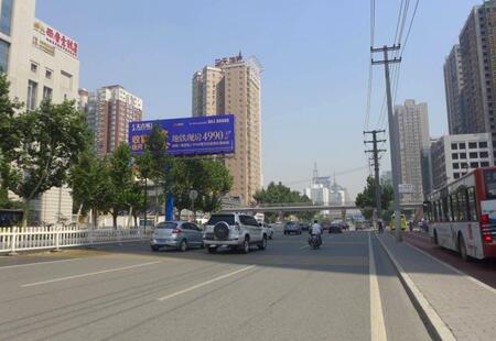 陕西西安市交通路网媒体北二环未央路交汇西南（华润万家对面）立柱编号：SLCM-XA-034