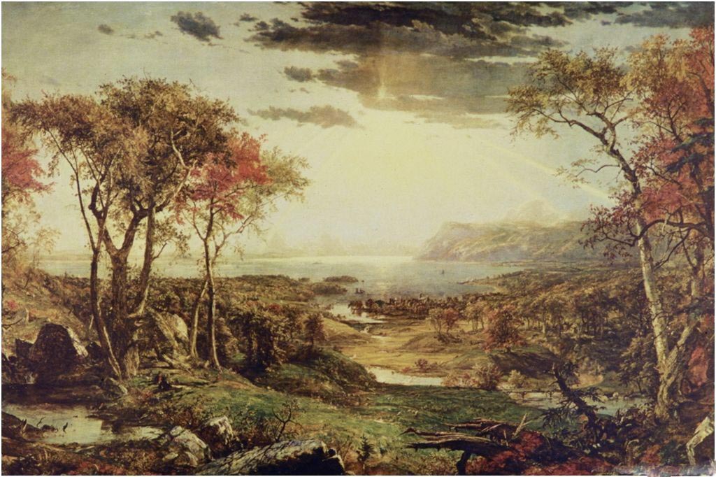山水风景油画