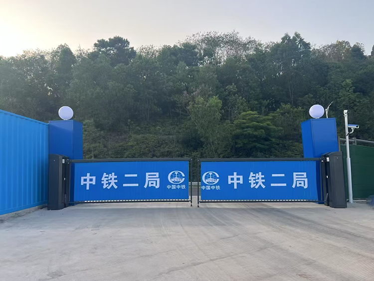 空降广告道闸工程案列