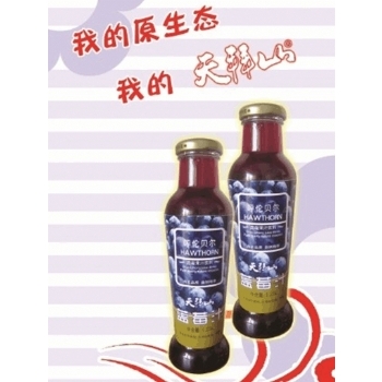 天拜山沙果汁/蓝莓/300mlX15口味纯正无添加剂齐市市区内免费送货