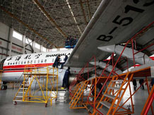 成都东科信――专注“民航飞机维修设备”制造10年历程