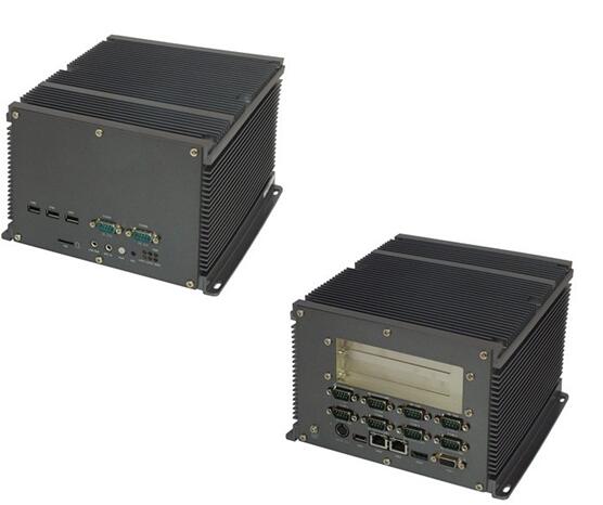 10串口 2個PCI擴展槽D525嵌入式工控機