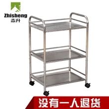 厨房置物架落地不锈钢微波炉架子41