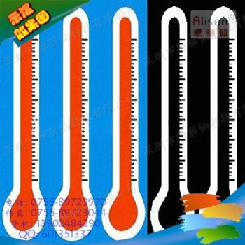 进口变色示温油墨 100°C高温不可逆 丝印油墨 白变黑 白变红