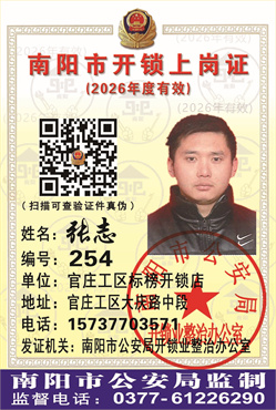 证号： 254 张志