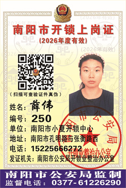 证号： 250 薛伟