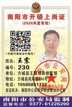 证号： 230 王震