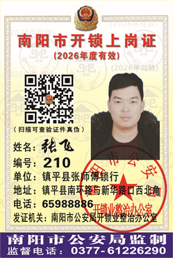 证号： 210 张 飞