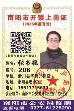 证号： 206 张书摇