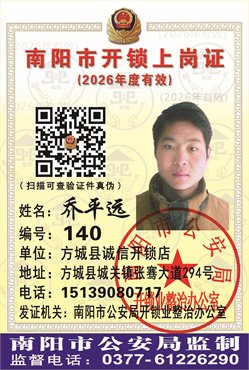 证号： 140 乔平远